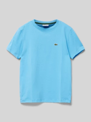 T-shirt z naszywką z logo Lacoste