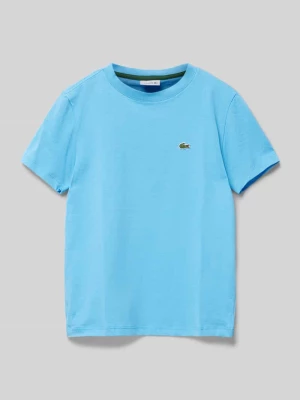 T-shirt z naszywką z logo Lacoste