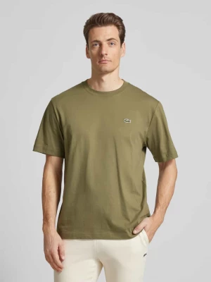 T-shirt z naszywką z logo Lacoste