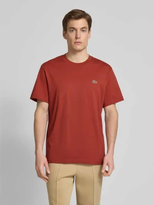 T-shirt z naszywką z logo Lacoste