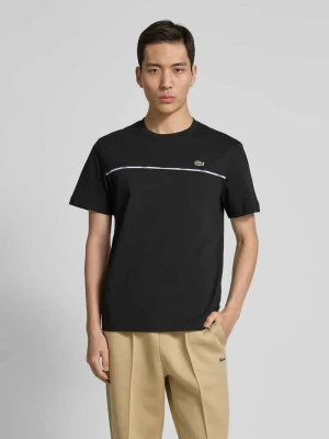 T-shirt z naszywką z logo Lacoste