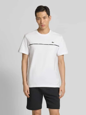 T-shirt z naszywką z logo Lacoste