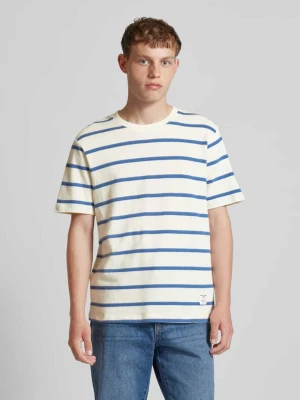 T-shirt z naszywką z logo model „Alessandro” Pepe Jeans