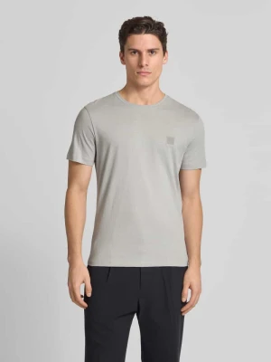 T-shirt z naszywką z logo model ‘Tales’ Boss Orange