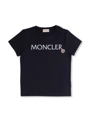 T-shirt z naszywką z logo Moncler