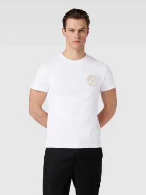 T-shirt z naszywką z logo Versace Jeans Couture