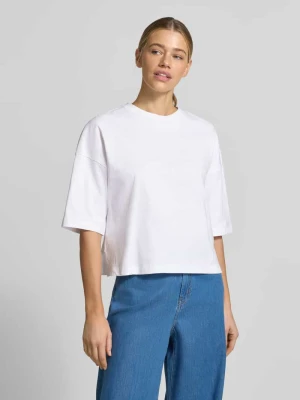 t-shirt z obniżoną linią ramion model 'Sarenzi' Opus