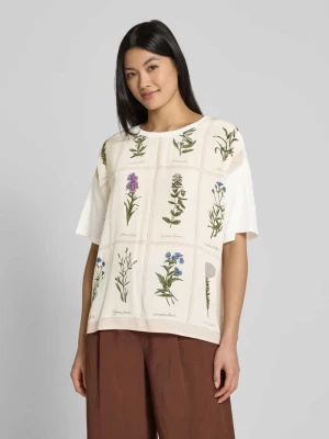 T-shirt z obniżonymi ramionami model ‘PAMPAS’ Weekend Max Mara