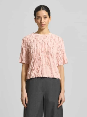 T-shirt z obszyciem falbanami Jake*s Collection