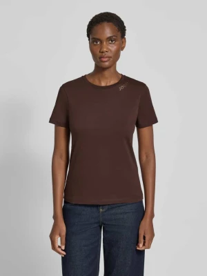Zdjęcie produktu T-shirt z obszyciem kamieniami stras i okrągłym dekoltem Joop!