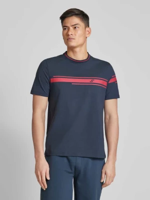 T-shirt z obszyciem w kontrastowym kolorze Joy