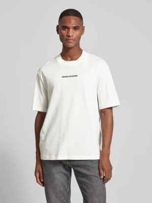 T-shirt z okrągłym dekoltem Armani Exchange