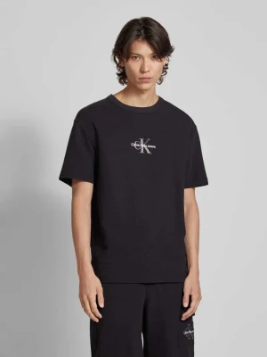 T-shirt z okrągłym dekoltem Calvin Klein Jeans