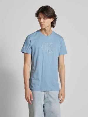 T-shirt z okrągłym dekoltem Calvin Klein Jeans