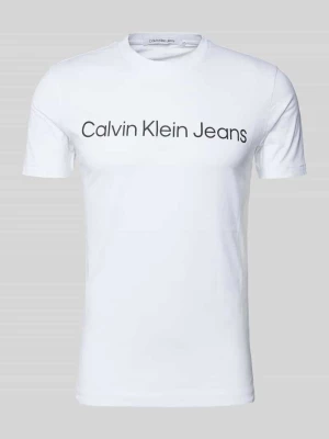 T-shirt z okrągłym dekoltem Calvin Klein Jeans