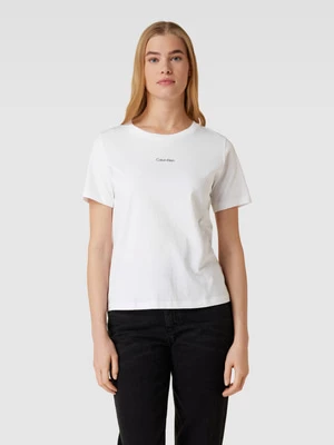 T-shirt z okrągłym dekoltem Calvin Klein Womenswear