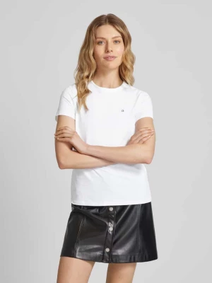 T-shirt z okrągłym dekoltem Calvin Klein Womenswear