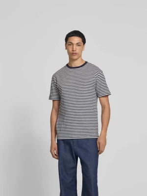 T-shirt z okrągłym dekoltem Closed Ciemnoniebieski