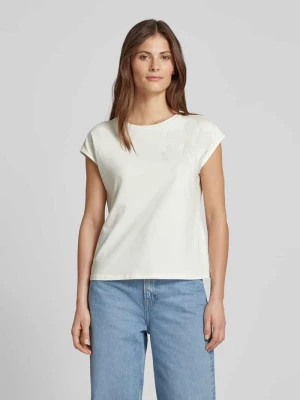 T-shirt z okrągłym dekoltem comma
