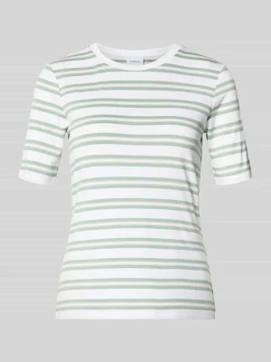 T-shirt z okrągłym dekoltem comma