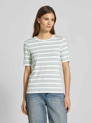 T-shirt z okrągłym dekoltem comma