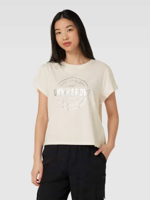 T-shirt z okrągłym dekoltem DKNY PERFORMANCE