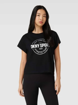 T-shirt z okrągłym dekoltem DKNY PERFORMANCE