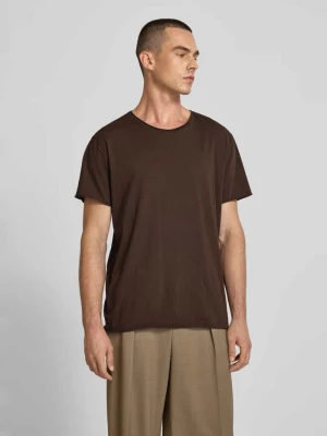 t-shirt z okrągłym dekoltem Filippa K Czekoladowy