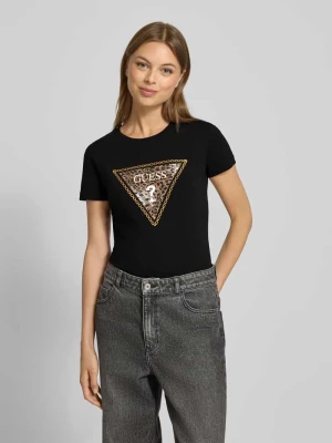 T-shirt z okrągłym dekoltem Guess