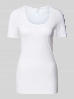 T-shirt z okrągłym dekoltem Hanro