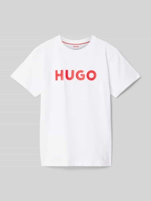 T-shirt z okrągłym dekoltem HUGO