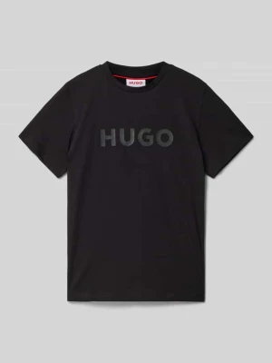 T-shirt z okrągłym dekoltem HUGO