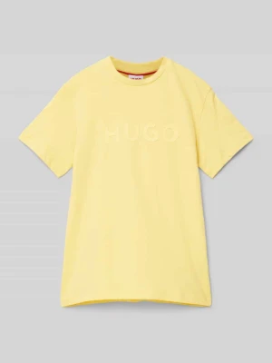 T-shirt z okrągłym dekoltem HUGO