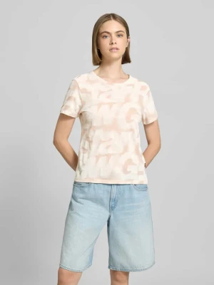 T-shirt z okrągłym dekoltem i detalem z logo G-Star Raw
