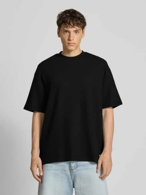 T-shirt z okrągłym dekoltem i detalem z logo Hugo Blue