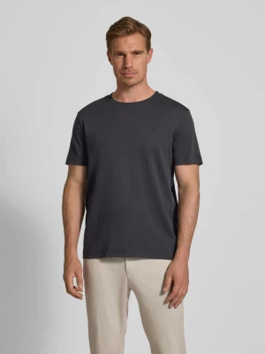 T-shirt męski JOOP! Collection;Czysta bawełna ekologiczna;Krój regular fit;Okrągły dekolt;Haft;Długość tyłu w rozmiarze M: 68 cm