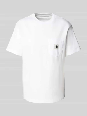 T-shirt z okrągłym dekoltem i kieszenią na piersi Carhartt Work In Progress