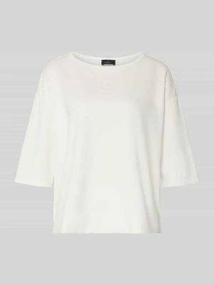 T-shirt z okrągłym dekoltem i logo monari