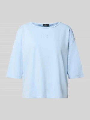 T-shirt z okrągłym dekoltem i logo monari