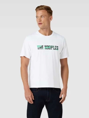 T-shirt z okrągłym dekoltem i nadrukiem z logo THE KOOPLES