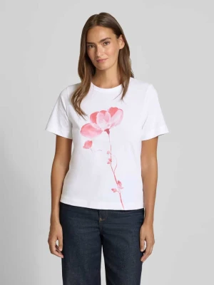 t-shirt z okrągłym dekoltem i nadrukiem z motywem Jake*s Biały