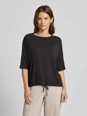 T-shirt z okrągłym dekoltem i obniżonymi ramionami Christian Berg Woman