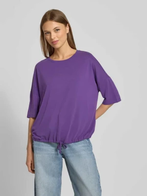 T-shirt z okrągłym dekoltem i obniżonymi ramionami Christian Berg Woman