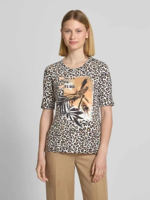 T-shirt z okrągłym dekoltem i rękawami o dł. 1/2 Betty Barclay