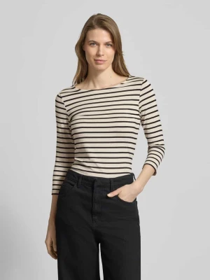T-shirt z okrągłym dekoltem i rękawem o dł. 3/4 MORE & MORE