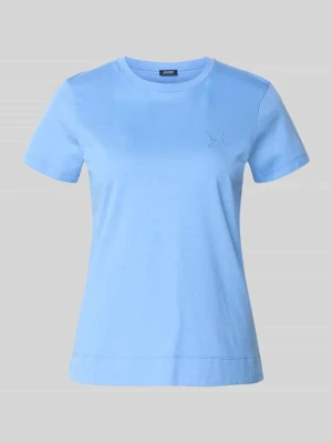 t-shirt z okrągłym dekoltem i wyhaftowanym motywem Joop!