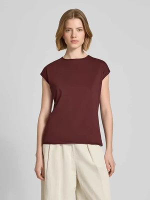 t-shirt z okrągłym dekoltem i zrolowanym brzegiem Christian Berg Woman