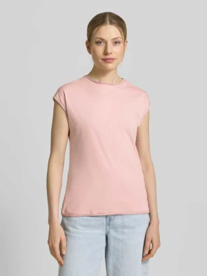 t-shirt z okrągłym dekoltem i zrolowanym brzegiem Christian Berg Woman