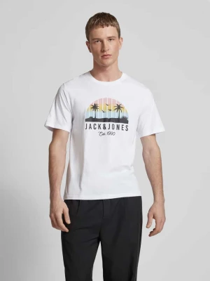 T-shirt z okrągłym dekoltem jack & jones