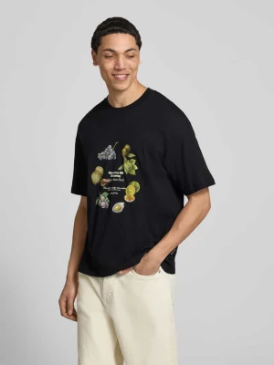 t-shirt z okrągłym dekoltem Jack&Jones Czarny